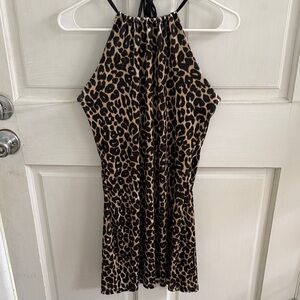 Wild Fable Leopard Print Backless Dress